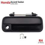 มือจับอันนอก มือเปิดนอกประตู ด้านหน้า-ข้างขวา 1 ชิ้น สีดำ สำหรับ Honda Accord ปี 1990-1993